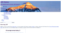 Desktop Screenshot of adfmastery.com