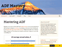 Tablet Screenshot of adfmastery.com